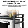 Kitchen Microwave Oven Shelf Retractable Countertop Oven Bracket Household Rice Cooker Storage Racks Kitchen Organizer