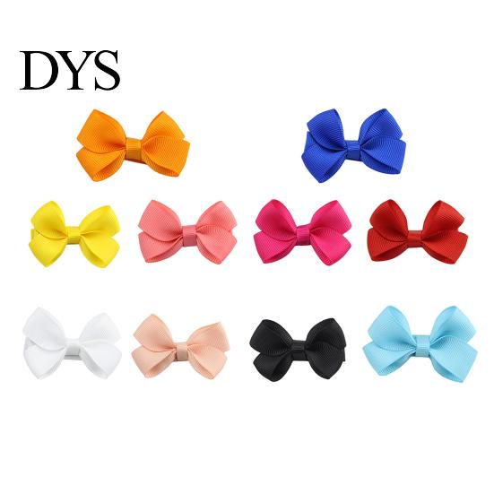 Charming Hair Accessories for Gifts 10Pcs Baby Clips, Bows, Fully Covered Barrette Grosgrain Ribbon Clip Gentle Clips Daily Wear Pins Girls Infants &