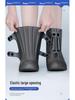 Children's and Men's Waterproof Non-slip Rain Boot Covers - Reusable, Wear-resistant Silicone for Cycling and Outdoor Use.