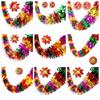 DIY Christmas Foil Garlands 3D Shiny Metallic Foil Decorations Christmas Tree Decorations  Garden