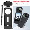 X4 Silicone Case Protective Case Panoramic Camera Case Portable Case For Insta360 X4 Action Camera Accessories