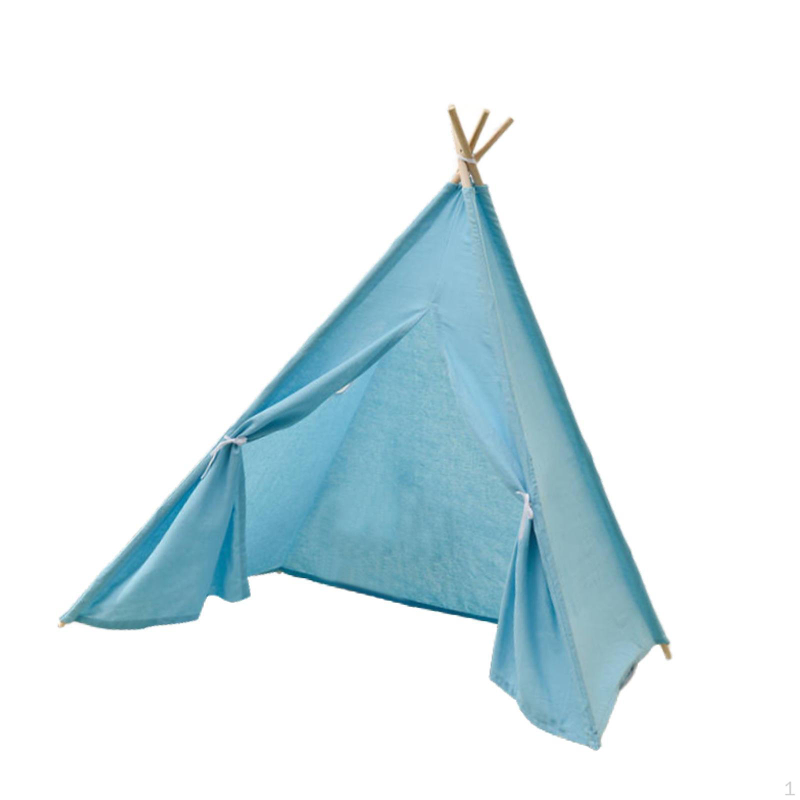 

Дети Типи Индейские Игрушки Дом Игровой Домик Для Вечеринок Игровые Площадки Задний Двор синий