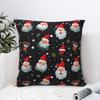 Merry Christmas Santa Claus Pillowcase Double-Sided Printing Cushion Cover Decorations Pillow Case Cover Seat Dropshipping 40X40