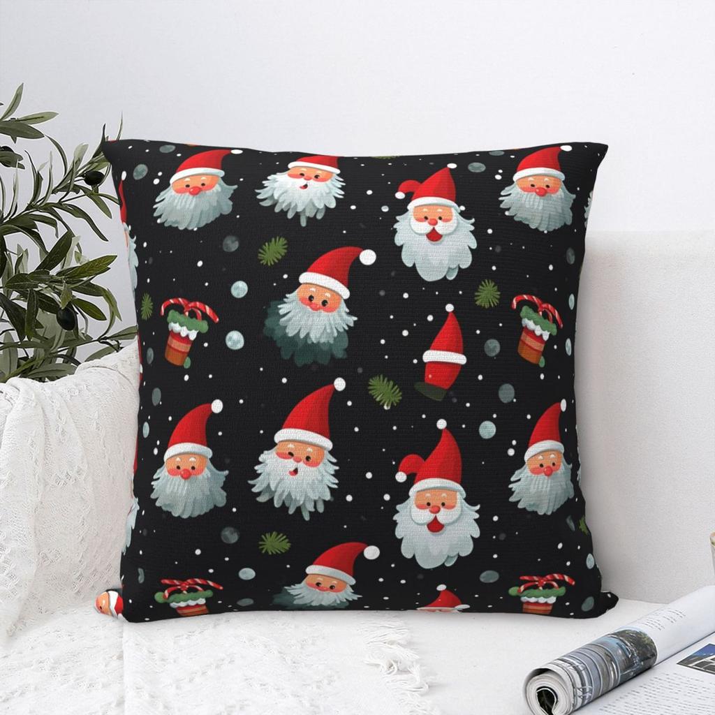 Merry Christmas Santa Claus Pillowcase Double-Sided Printing Cushion Cover Decorations Pillow Case Cover Seat Dropshipping 40X40