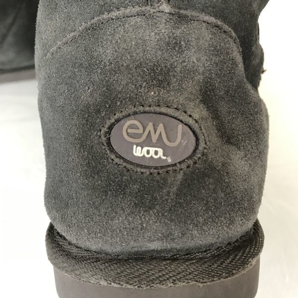 EMU Leder Wollgefütterte Schaffellstiefel Braun UK6/25.0cm(GEBRAUCHT)