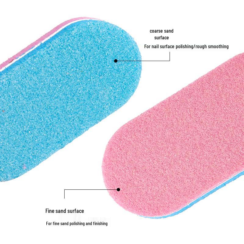 Mini Sponge Nail Files (50 Pcs) - Essential Nail Art Tools for Home & Salons