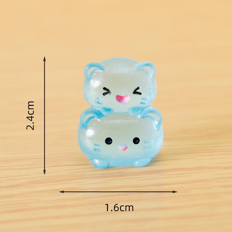 Micro-landscape, Cute Cartoon, Stacked Little Animals, Home Desktop Ornaments, Creative Decoration, Resin Handicrafts