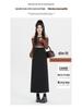Women's Cashmere Wool Blend Midi Skirt - 2025 Autumn/Winter, Hip-Hugging A-Line with Back Vent