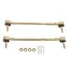 Tie Rod End Kit 39111 1076 Alloy Steel Rubber 2 Tie Rod Set Replacement for Bayou 220 KLF220 250 KLF250