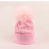 Baby Winter Warm Hats Toddler Pom Pom Beanie Knit Soft Caps For Boys Girls Cotton Elastic Children Bonnet Hat Beanies Girls Caps