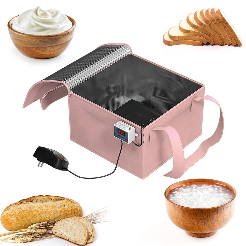 Faltbarer Teiggare mit Temperaturregelung Teiggärbox Sauerteig-Starterwärmer für Sauerteig-Pizza Joghurt & Samenanzucht