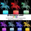 Dinosaur Toys Children 3d Illusion Desk Lamp Remote Control Dinosaur Night Light For Kids 2 3 4 5 6 7 8-12 Year Old Boys Gifts
