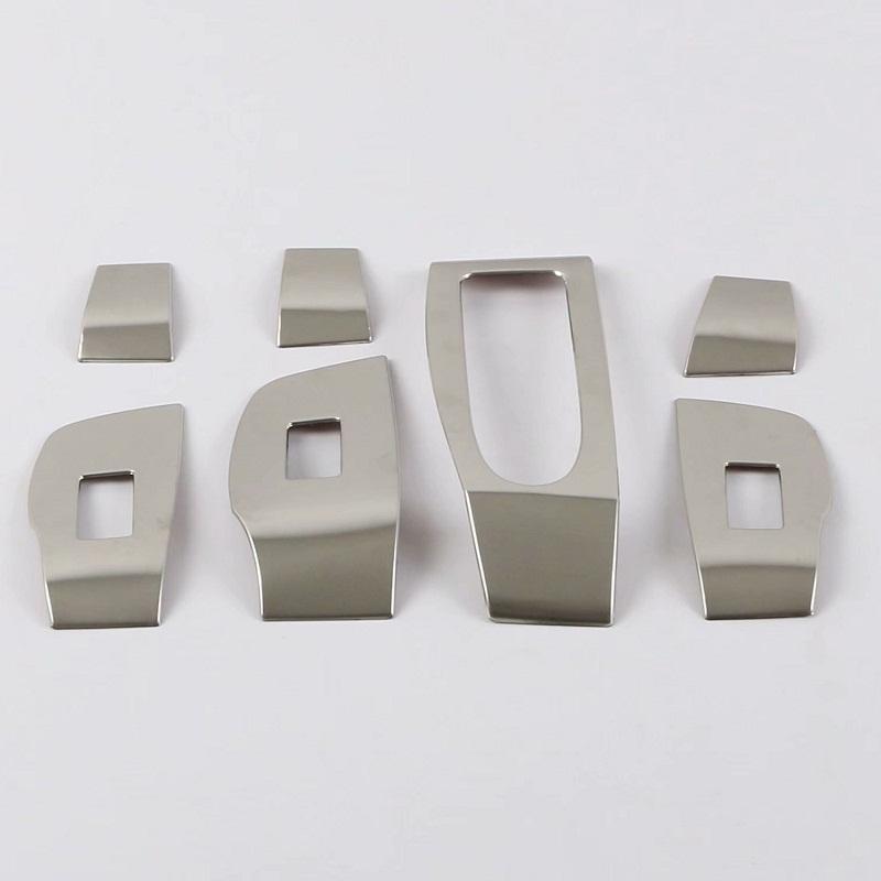 

7pcs For Right Hand Drive Vehicle For Mazda CX-30 CX30 2024 Armrest Window Switch Lift Cover Trims Auto Styling Accessories срібний