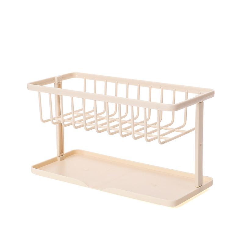

Storage Sink, Double-layer Draining Rack, Sponge Storage Rack, Water Pool Supplies, Dry and Wet