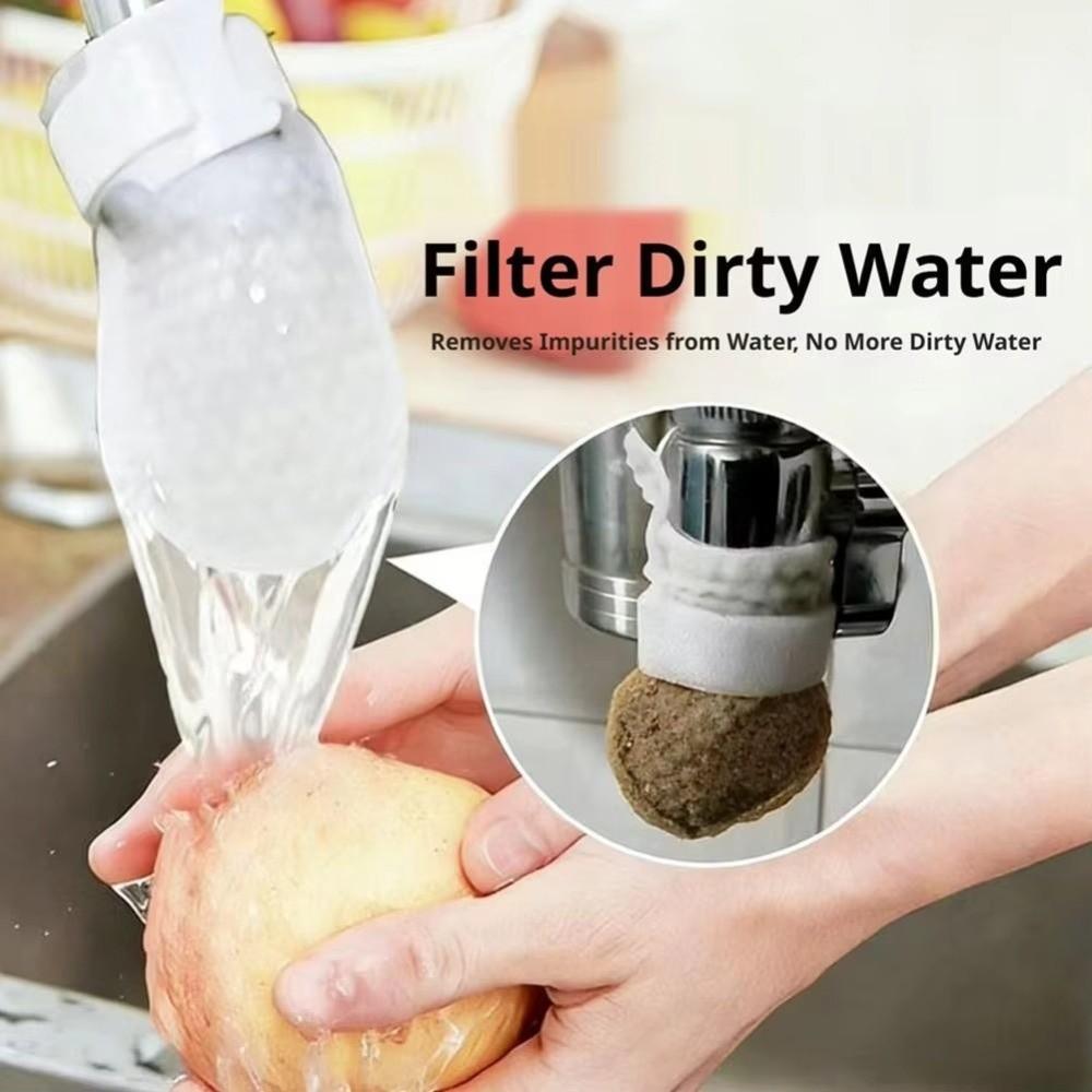 20/50Pcs Anti-splash Faucet Filter Cotton High-density Non-woven Faucet Filter Bag  Household Use