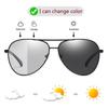 Fashion Photochromic Sunglasses Driving Discoloured Lens Glasses Male Spring Leg Sun Glasses Vision Non Polarized Glasses