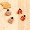 High-End Stainless Steel Ladybug Earrings: Fashionable, Versatile European and American Insect Design