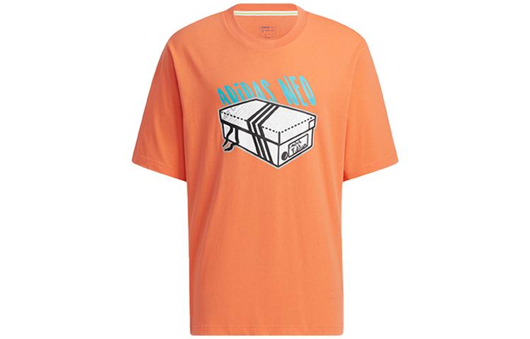 Adidas Neo T Shirt Men s Orange Yellow H59448 L