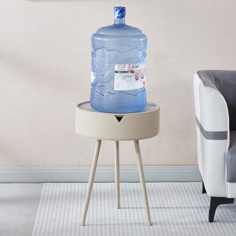 Modern Mini Round Triangular Side Table for Bedroom or Living Room - Minimalist Design