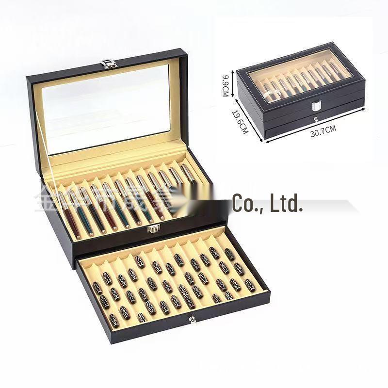 Shengxi Leather Skylight Fountain Pen Storage and Display Box