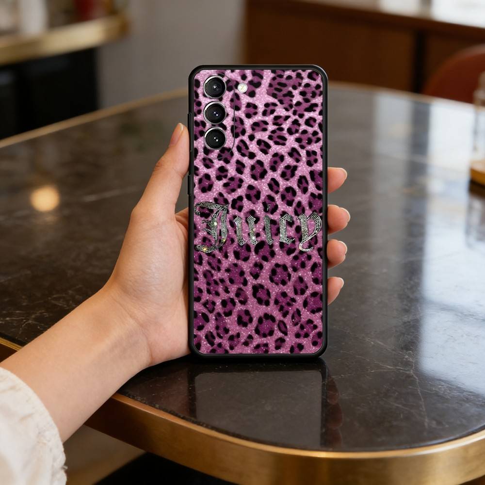 P-Pink J-Juicys C-Coutures Case for Samsung Galaxy S21 S25 FE S24 S23 Ultra S20 S9 S22 Plus S10 TPU Cover