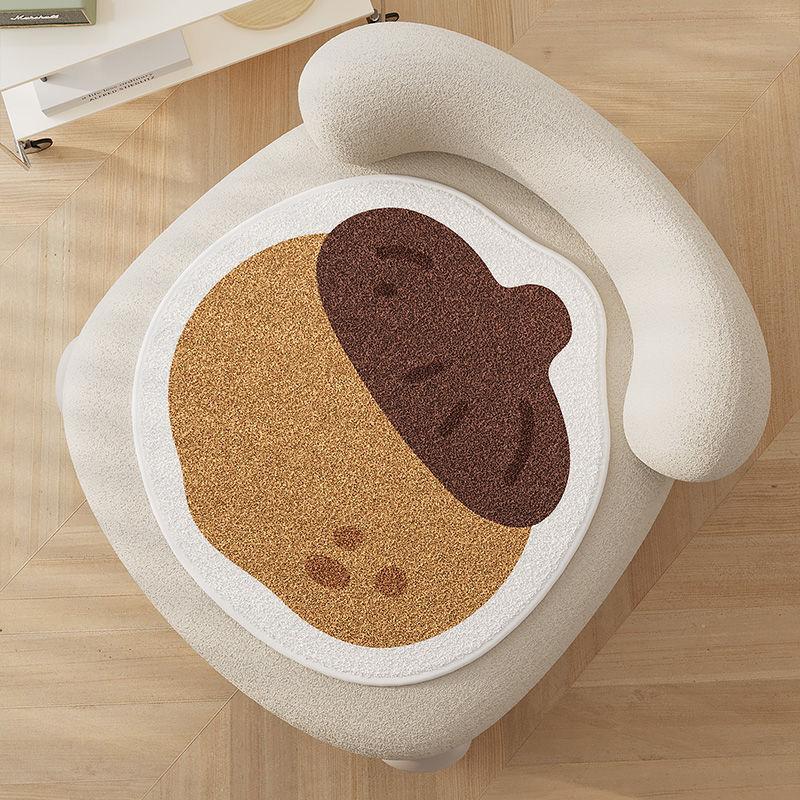 Autumn Plush Non-Slip Butt Pad, Winter Imitation Cashmere Thickened Cushion, Dormitory Student Classroom Stool Cushion
