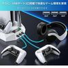 ATURIKA Cooling PS5 Vertical Stand Compatible with Simultaneous Charging for Two Design [Quiet & Storage] Slim/Pro, High-Speed Fan, Controllers,