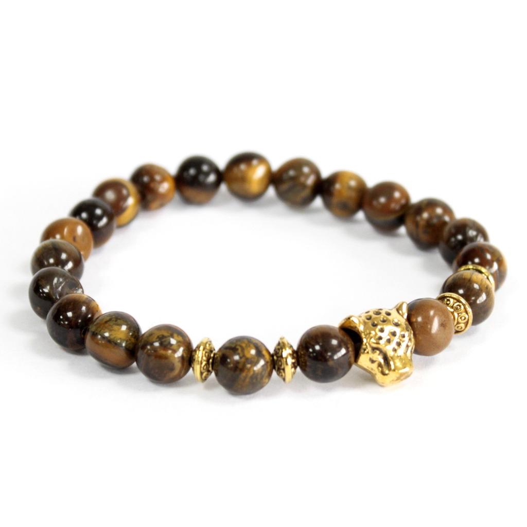 Tiger's Eye Gemstone Stretch Bracelet