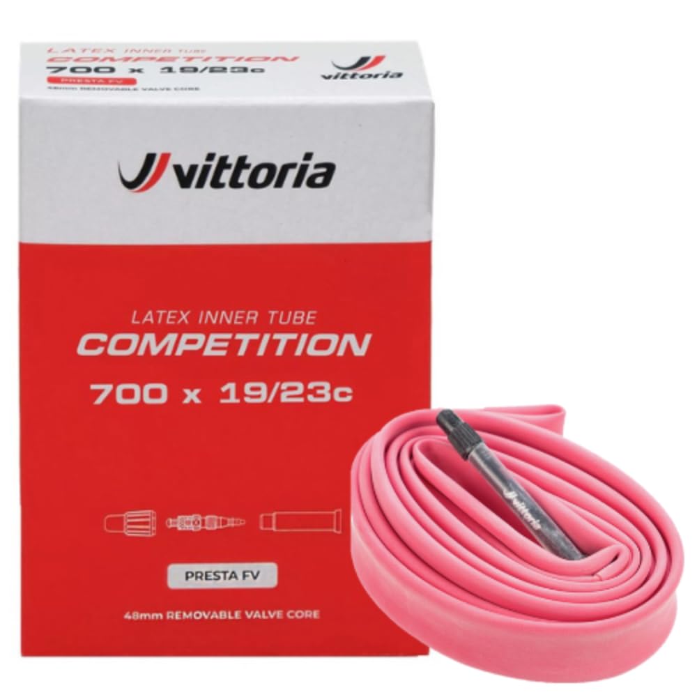 

Vittoria Competition Latex Tube, Presta Valve, 700x30/38c, Valve Length: 48mm