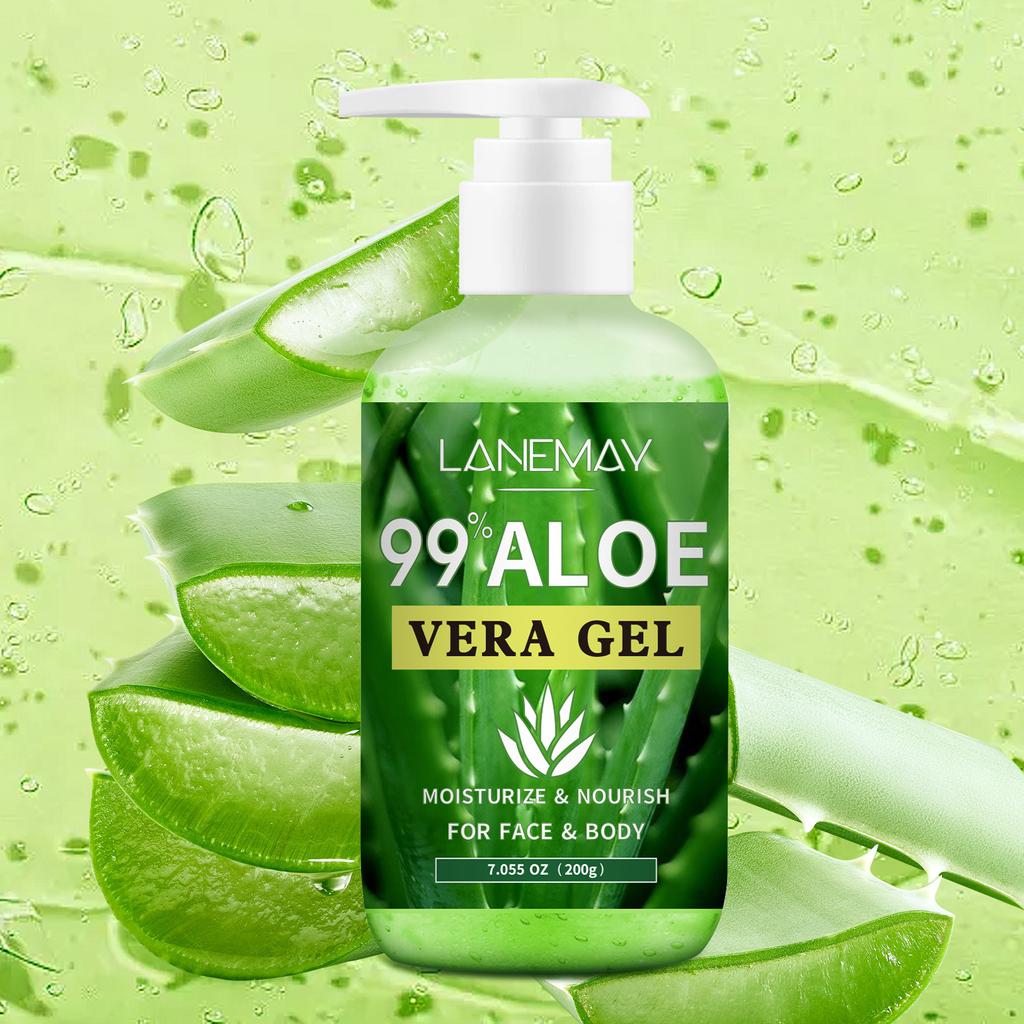 99% Aloe Vera Gel - Hypoallergenic, Moisturizing & Nourishing Face & Body Care, Hydrates Dry, Moisturizing Body Care|Natural Aloe Vera Skin Care