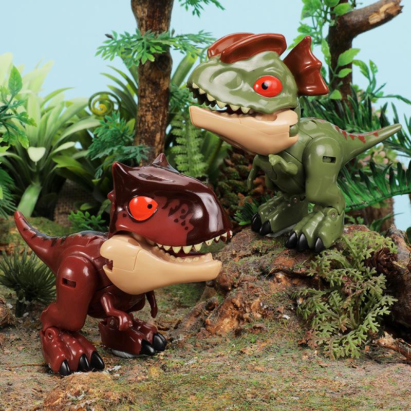 Biting Finger Dinosaur Deformation Toy Tyrannosaurus Rex Dinosaur Egg Boy Simulation Little Boy Children'S Gift