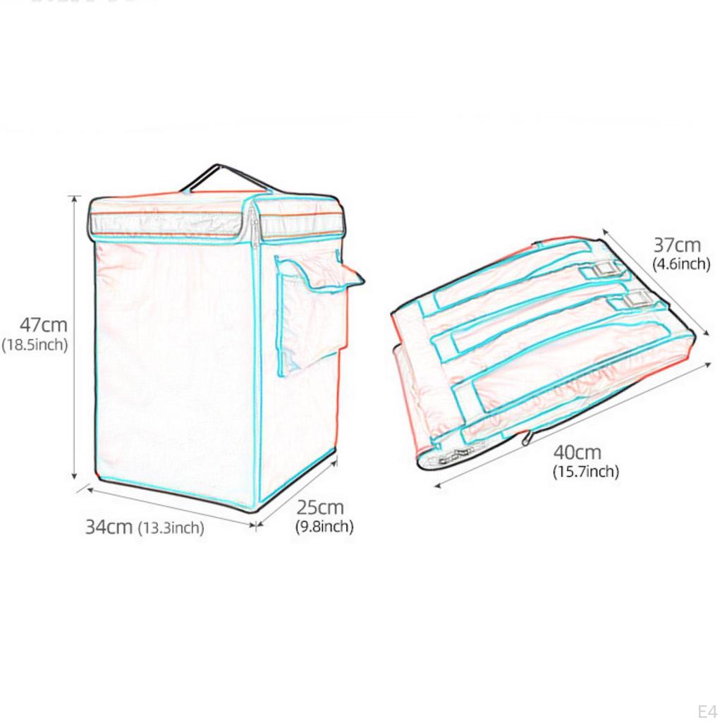 Lebensmittel Lieferung Rucksack Box Wasserdicht Praktische Leicht Tragen Catering Tasche Pizza für