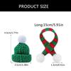 Practical Pack of 20 Small Christmas Hat Decorations Party Supplies for Stylish Bottles and Festival Home Decoration
