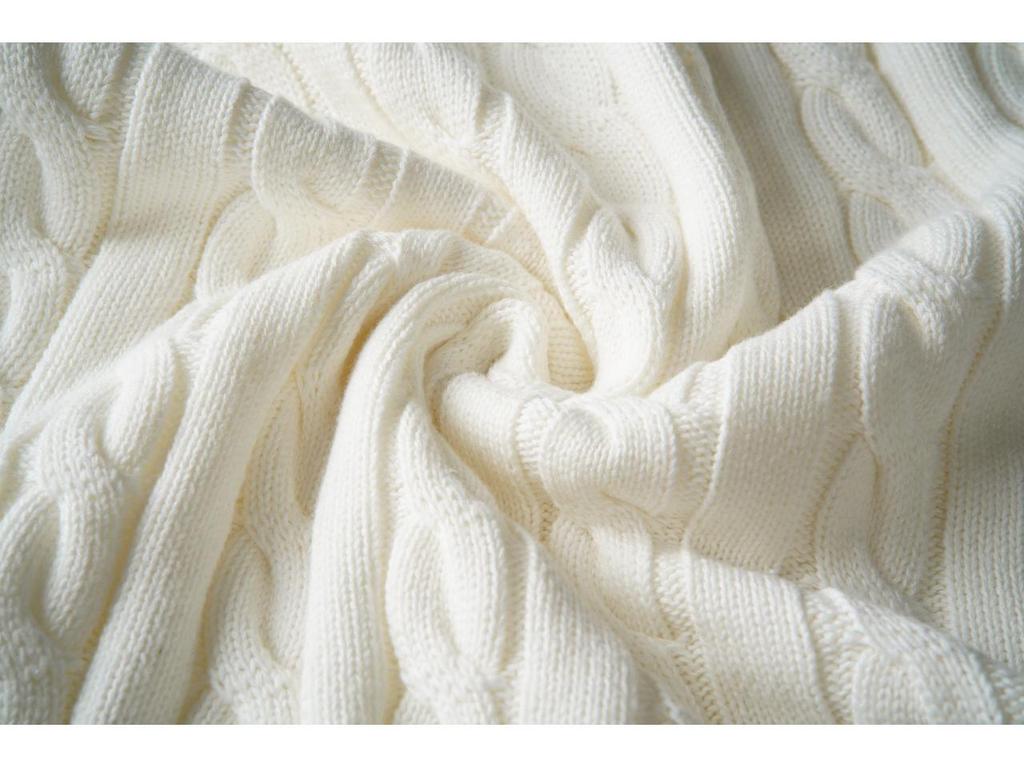 Herren Zopfmuster Pullover mit halbem Reißverschluss und gesticktem RL Pony Logo