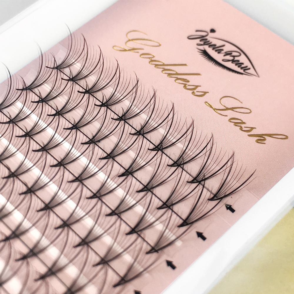 Goddess Premade Wispy Fan Lashes 13D V Shape Eyelash Extension 0.07 Faux Mink Soft False Lash Phoenix Premade Volume Fans