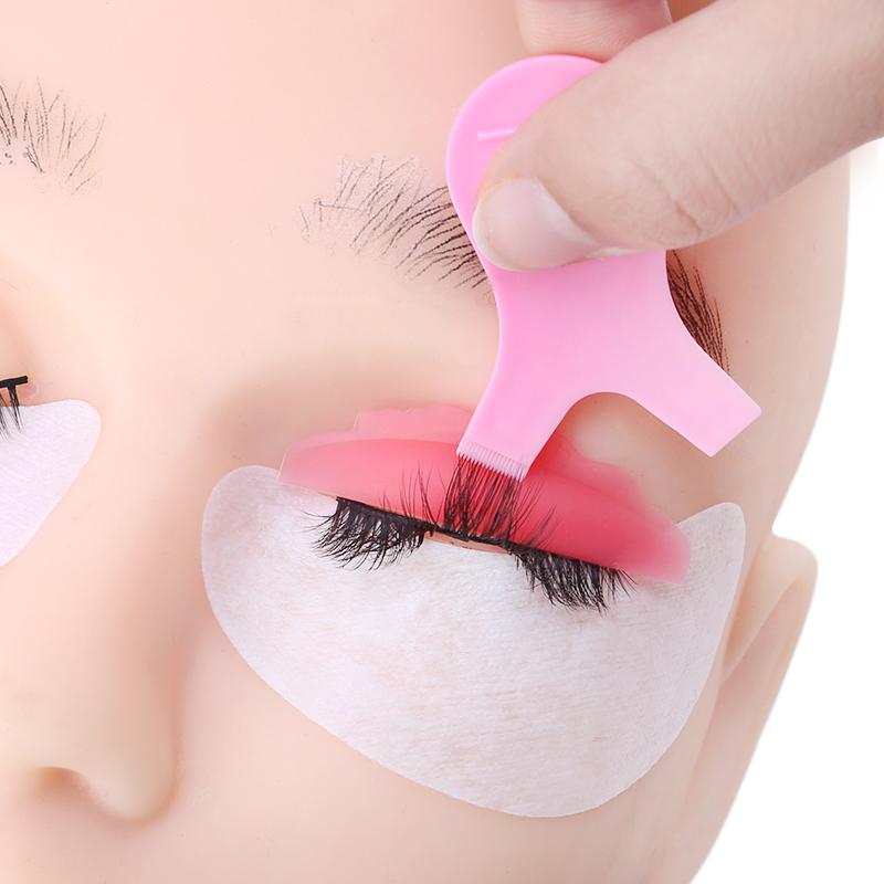 8 Pairs Eyelash Perming Pad Silicone Eyelashes Curler Rods Lashes Lift Shield Tool Makeup Tool with Box