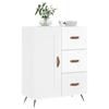 VidaXL Buffet White Glossy 69.5x34x90 Cm Engineered Wood 830230