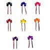 Reusable Practical Plastic Skull Headband And Simulated Floral Decors Costume Headband For Halloween Theme Parties