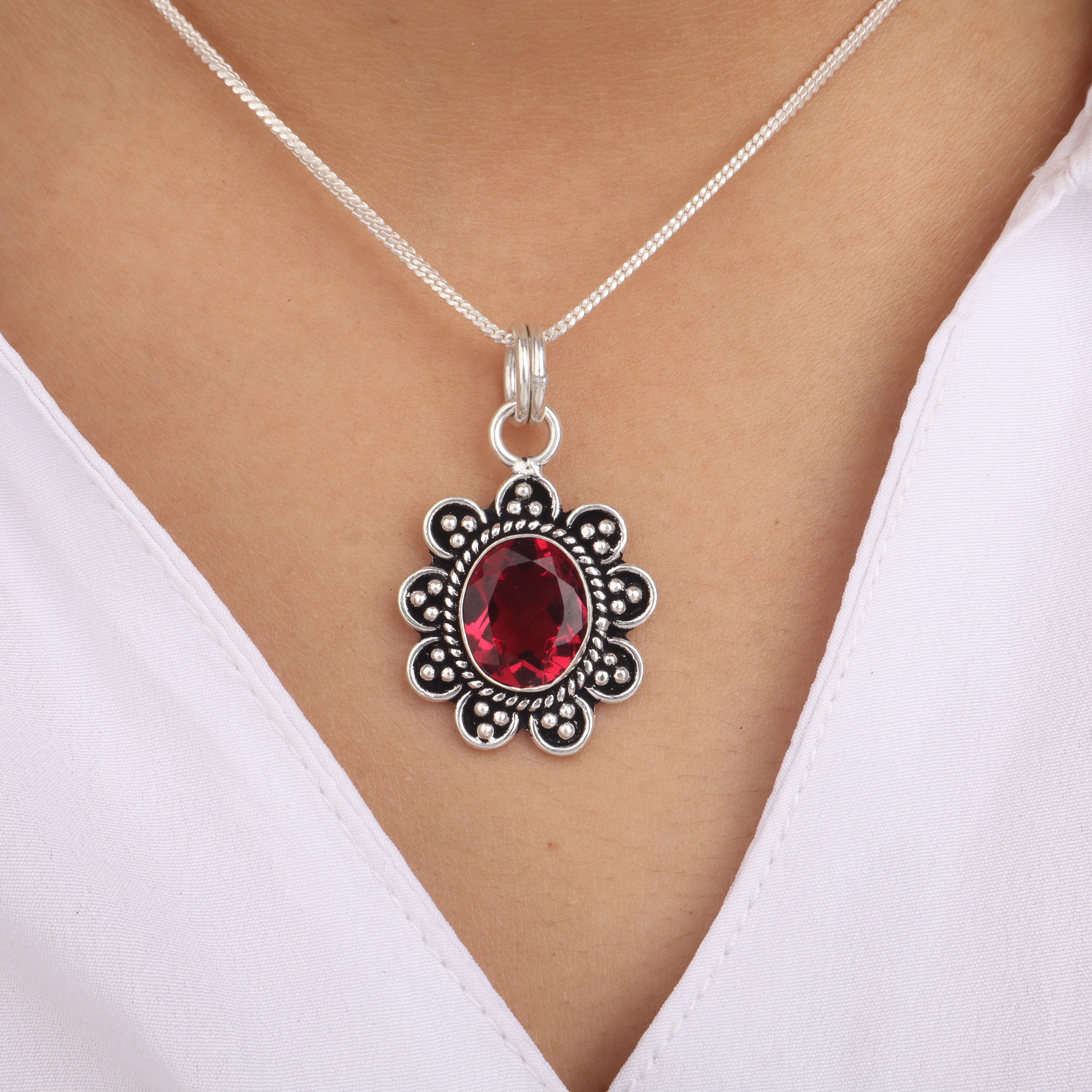 

Натуральный розовый рубеллит драгоценный камень 925 стерлинговое серебро ювелирные изделия ручной работы уникальная подвеска 1.37 CP-40-12