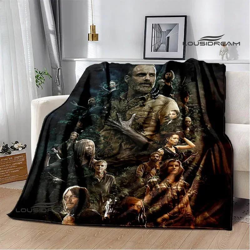 The Walking Dead printed blanket picnic blanket Warm Flannel blankets Soft and comfortable blanket bed linings Birthday Gift