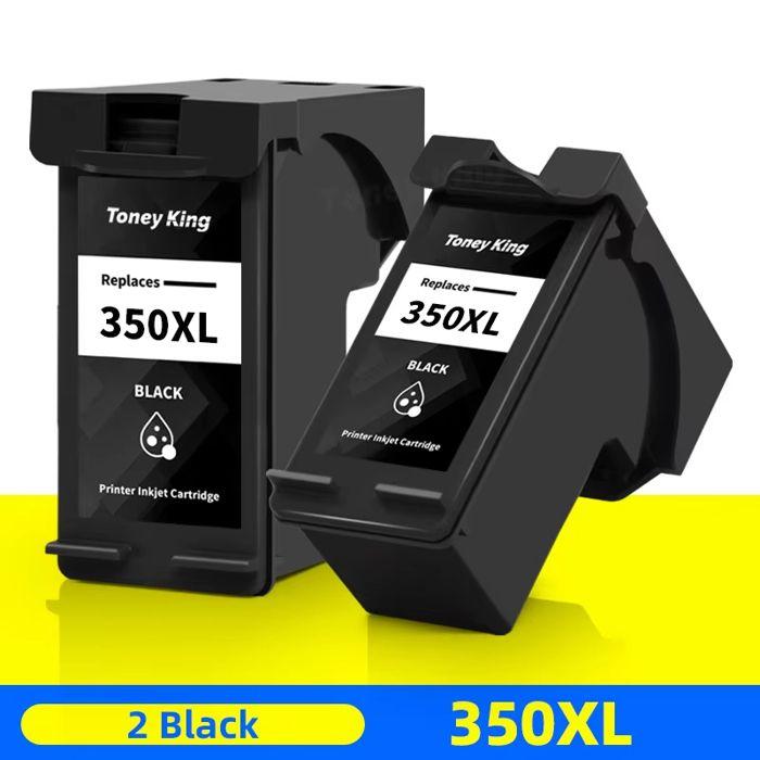 Cartouches d'encre reconditionnées - HOUSE OF HARLOW 1960 - 350XL 351XL - 2 pcs - Noir - Compatible HP