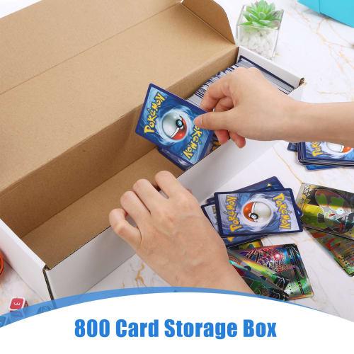 20 Card Storage Boxes, Holds 800 Cards, Collector Boxes, Organizers for Trading Cards, Sports Cards, and Collectible Games