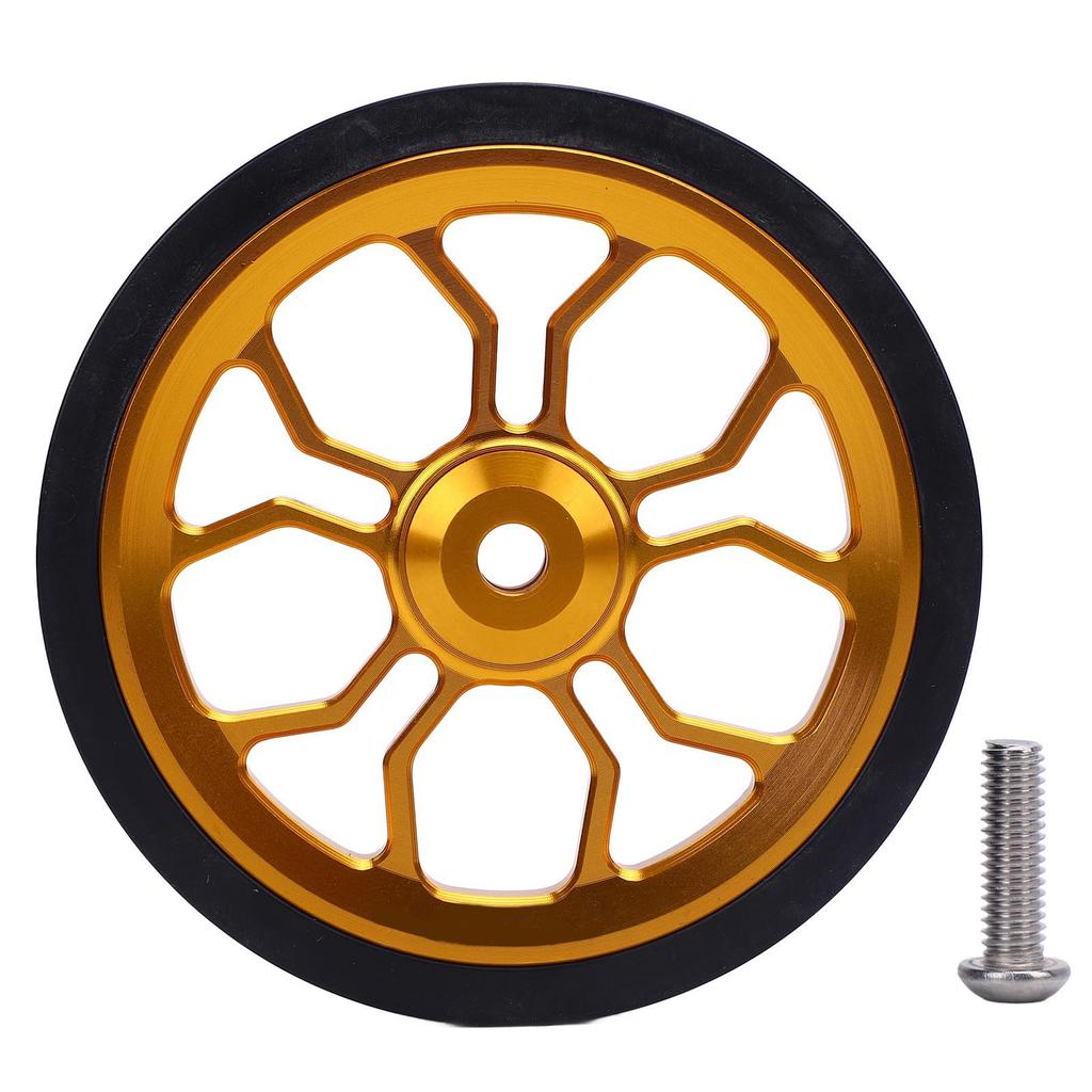 Vouwfiets Easy Wheel Aluminiumlegering Easy Wheel Soepel Rollend Lichtgewicht Verbeterde Stabiliteit Gepolijst voor Voetgangersgebied