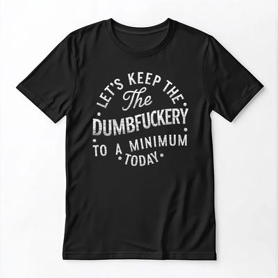 T-shirt Drôle Crétin pour Homme, T-shirt à Citation Sarcastique, Cadeau Drôle pour Lui