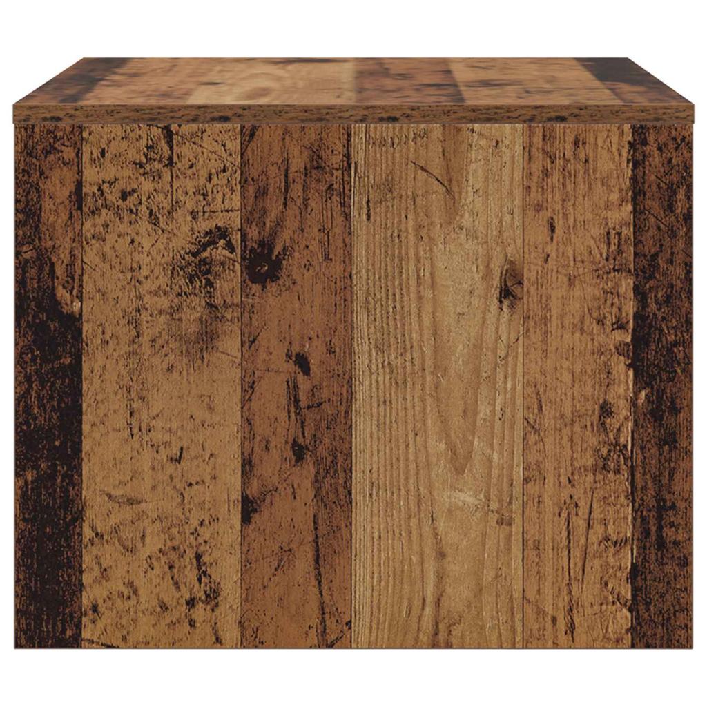 Coffee Table Reclaimed Wood Look 60 X 50 X 40 Cm Engineered Wood