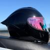 Motorcycle helmet,ABS men's and women's dual lens full face helmet, motorcycle sports car, all season full face helmet DOT