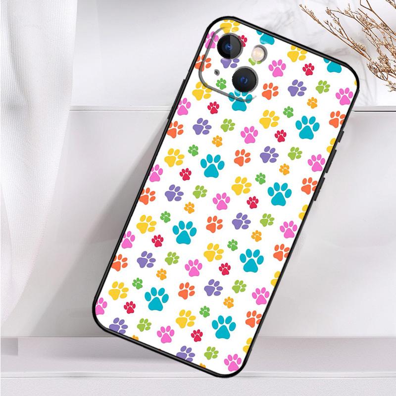 Cat Dog Paws Phone Case For iPhone 16 15 14 12 11 13 Pro Max 7 8 Plus X XR XS Max 13 12 Mini Cover