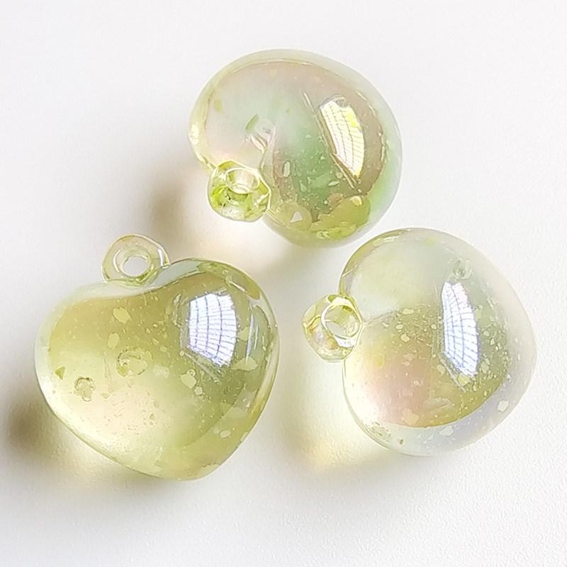 Iridescent Loose Powder Luminous Pendant Jewelry Accessories for DIY Peaches and Hearts