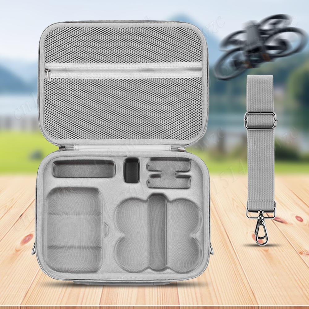 Carrying Case for DJI Neo & Drone Storage Bag Travel Case PU Leather Portable Handbag Wear-Resistant Portable Shoulder Bag
