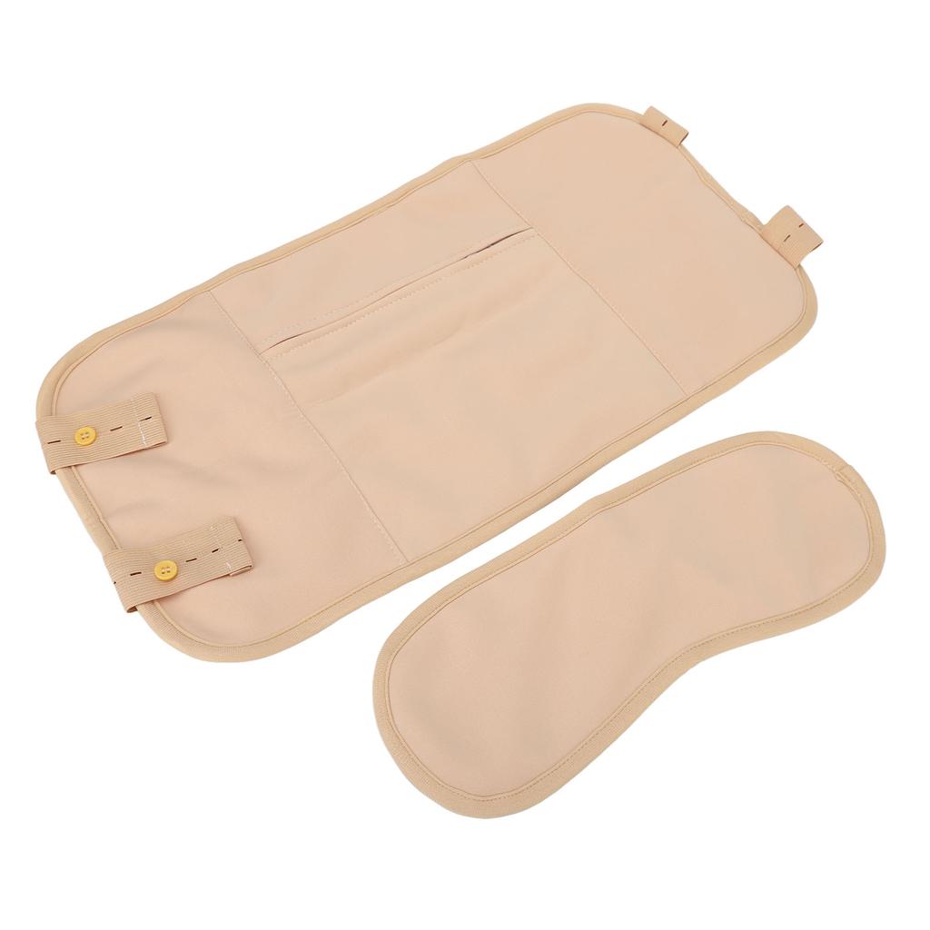 Castor Oil Pack Kit Reusable Soft Adjustable Castor Oil Neck Waist Wrap for Insomnia Liver